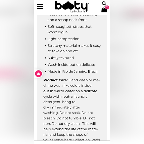 Booty by brabants BLACK CURVY everywhere Bralette - Picture 6 of 7